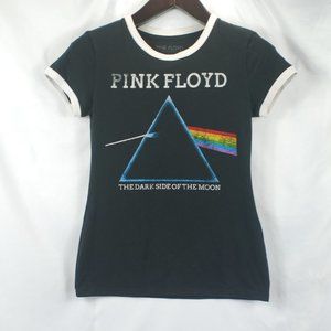 Pink Floyd Women's Dark Side Graphic Band Tee - L